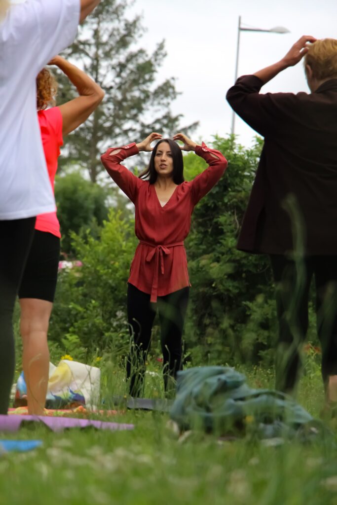 Séance Shiatsu Collective en extérieur